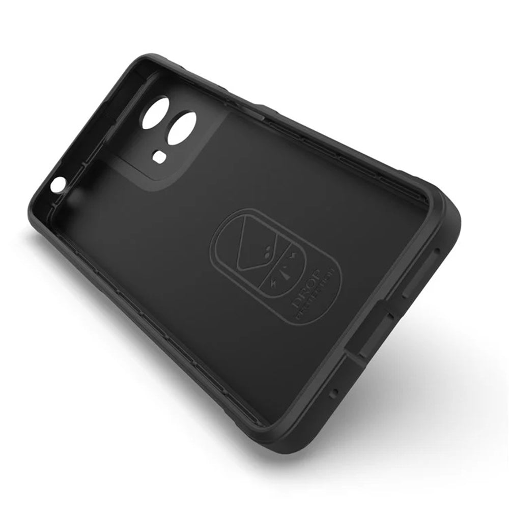 Custodia per Motorola Moto G04s / E14 / G04 / G24, Techsuit, Magic Shield, Nera