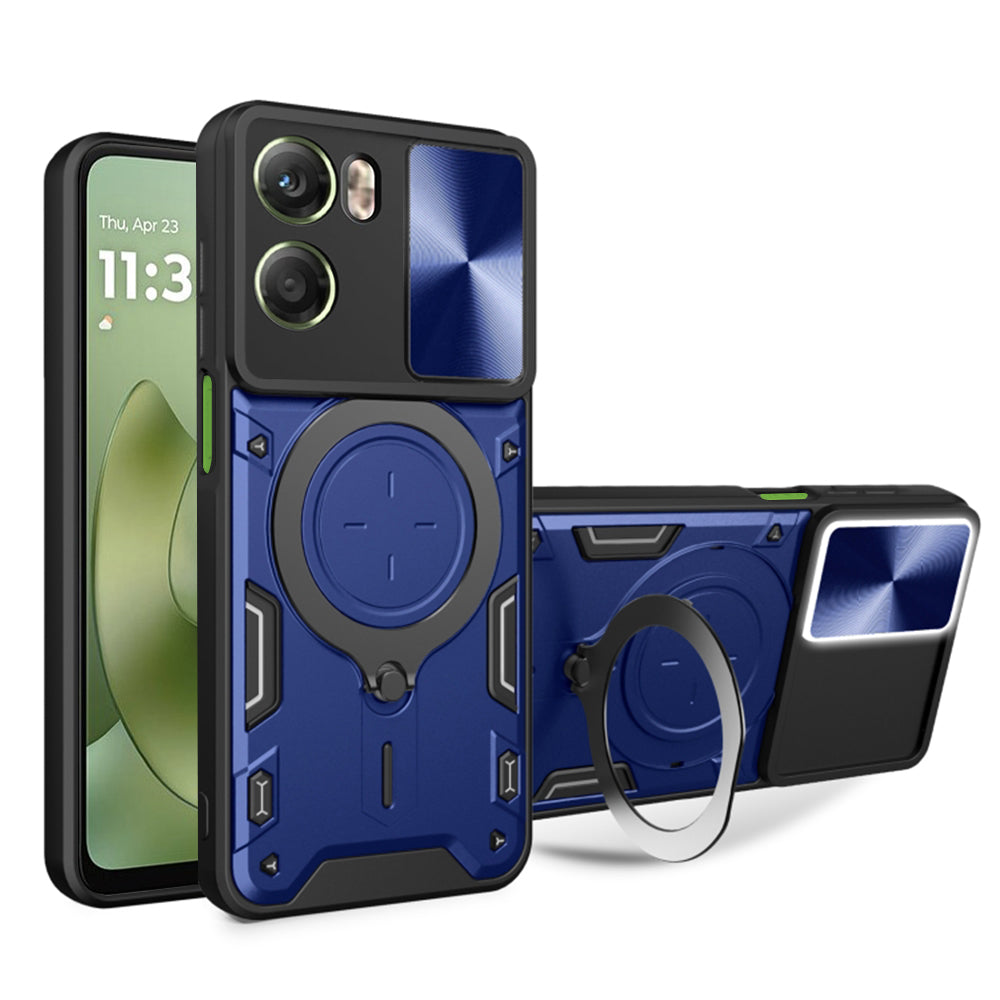 Custodia per Motorola Moto G06, Techsuit, CamGuard Pro, Blu