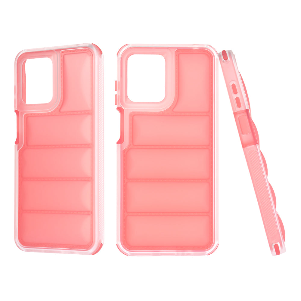Custodia per Motorola Moto G13 / G23 / G53, Techsuit, Wave Shield, Rossa
