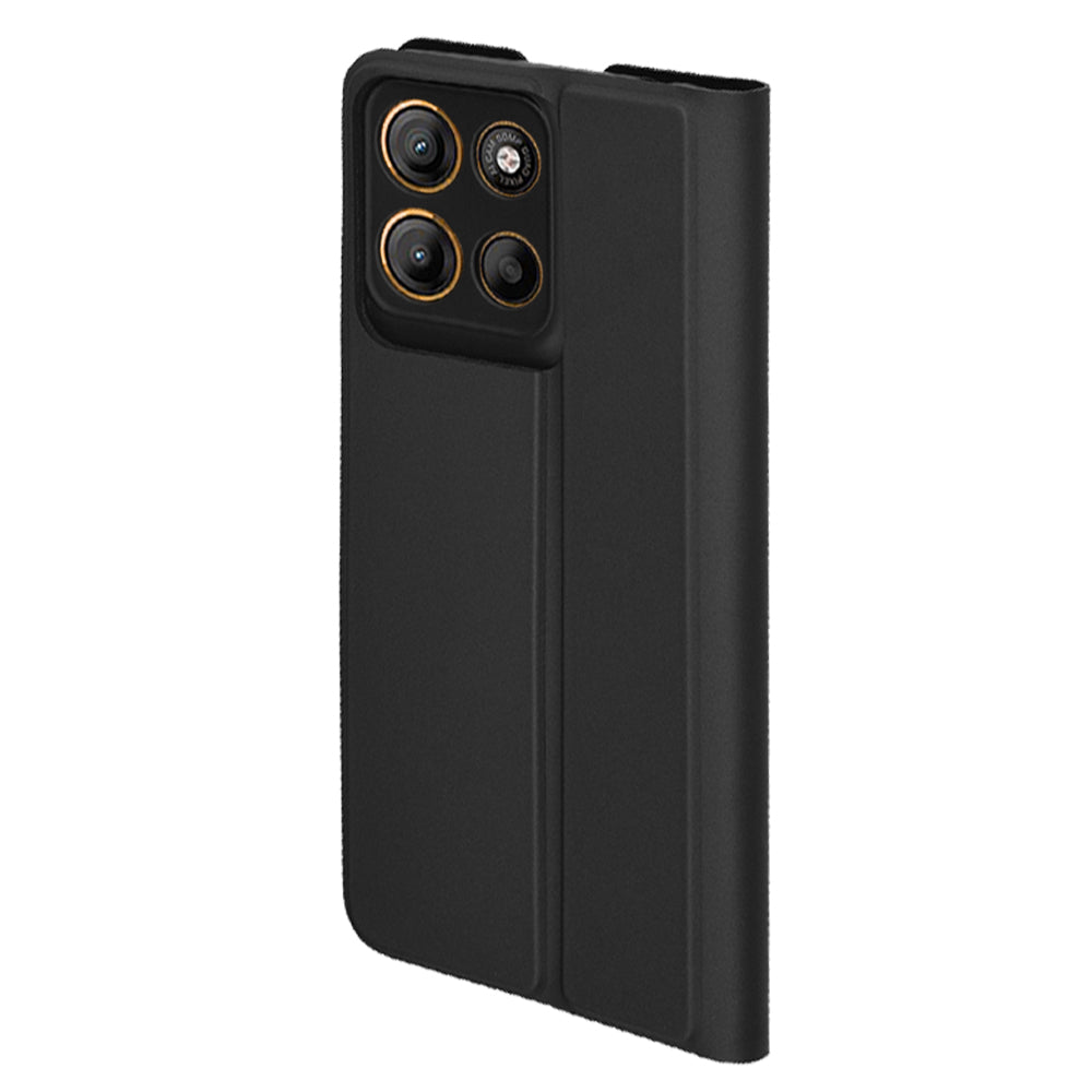 Custodia per Motorola Moto G15 / G15 Power, Techsuit, Magskin Book, Nera