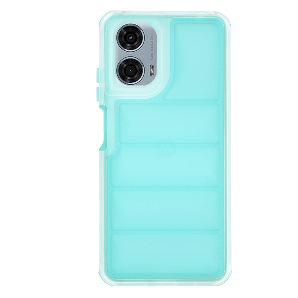 Coque pour Motorola Moto G24 Power, Techsuit, Wave Shield, Turquoise