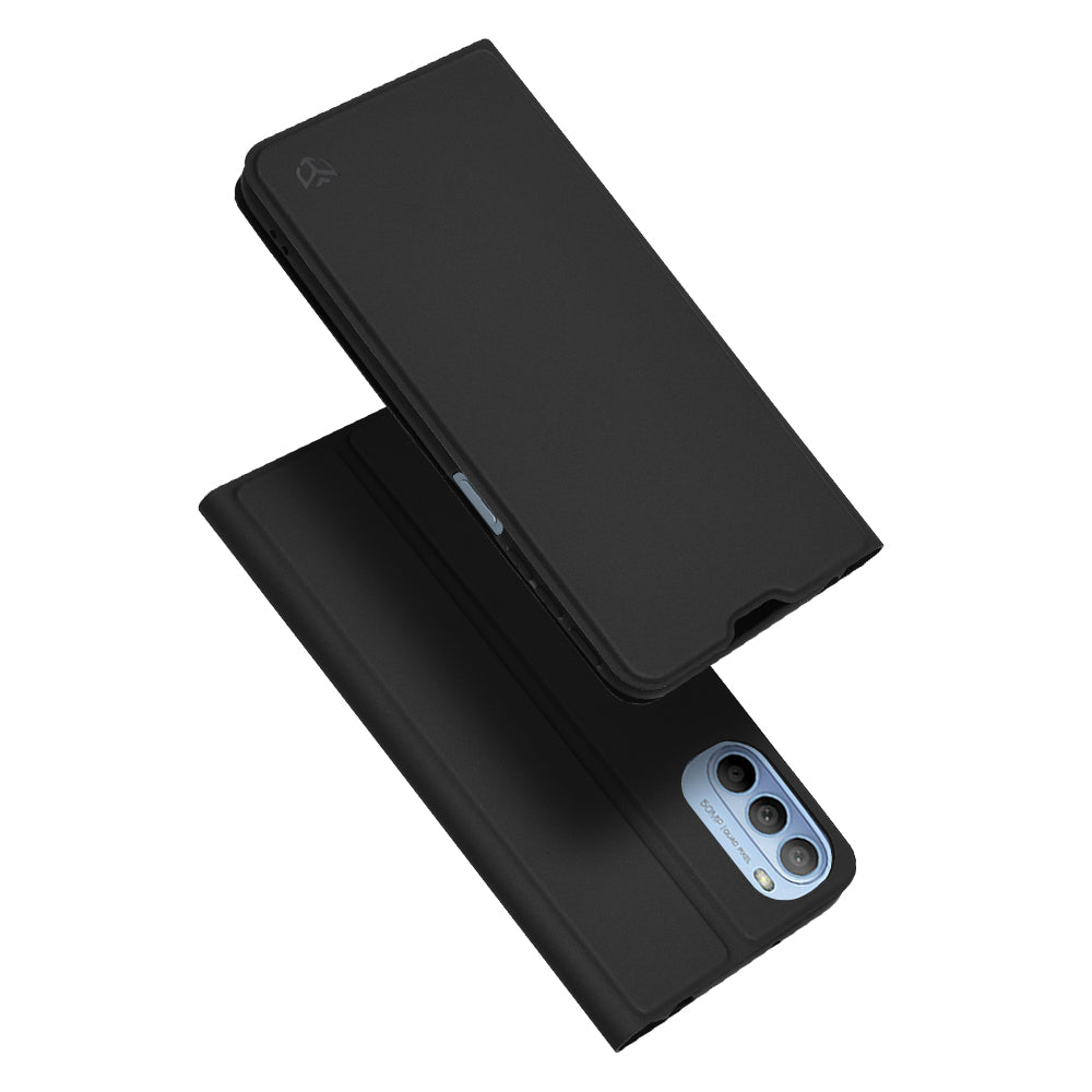 Custodia per Motorola Moto G31 / G41, Techsuit, Magskin Book, Nera