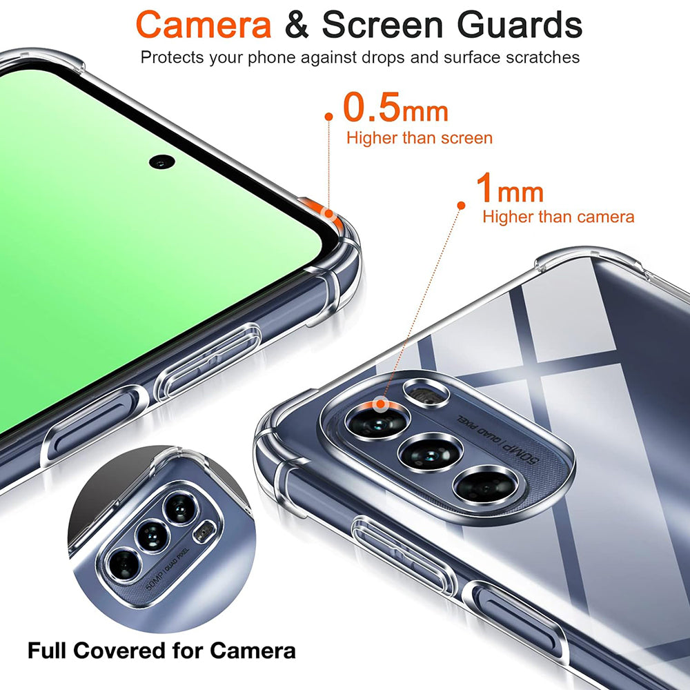 Coque pour Motorola Moto G31 / G41, Techsuit, Antichoc Claire, Transparente