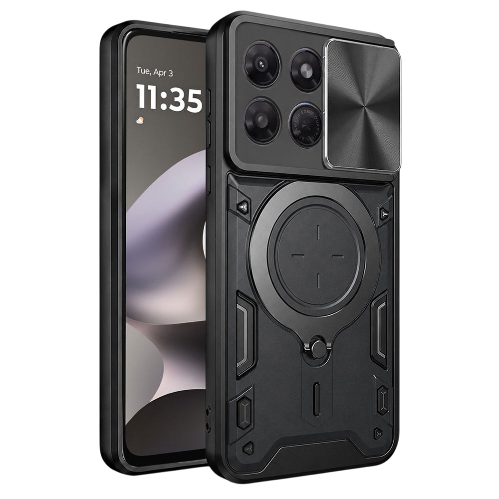 Coque pour Motorola Moto G37 Power, Techsuit, CamGuard Pro, Noire