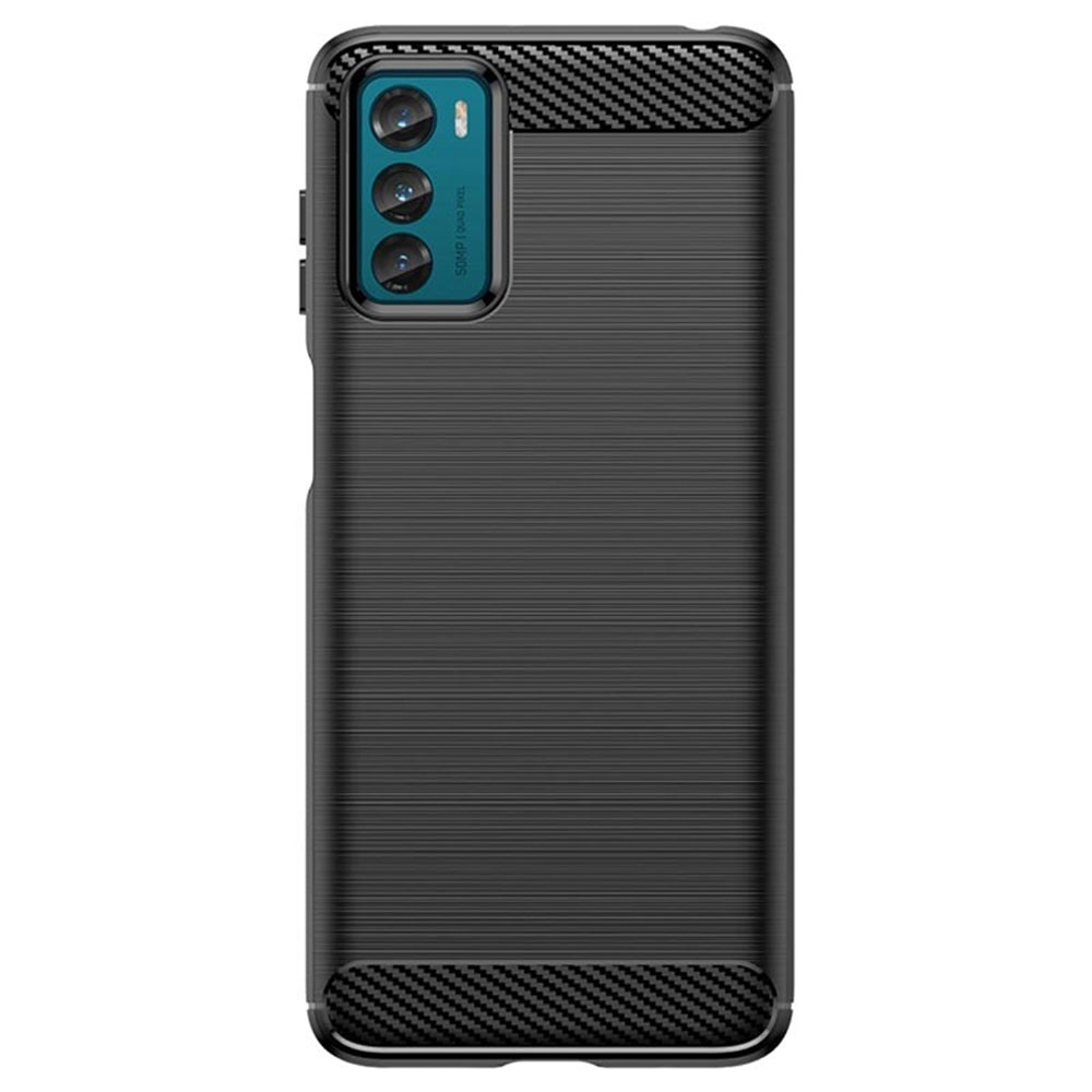 Custodia per Motorola Moto G42, Techsuit, Carbonio, Nera