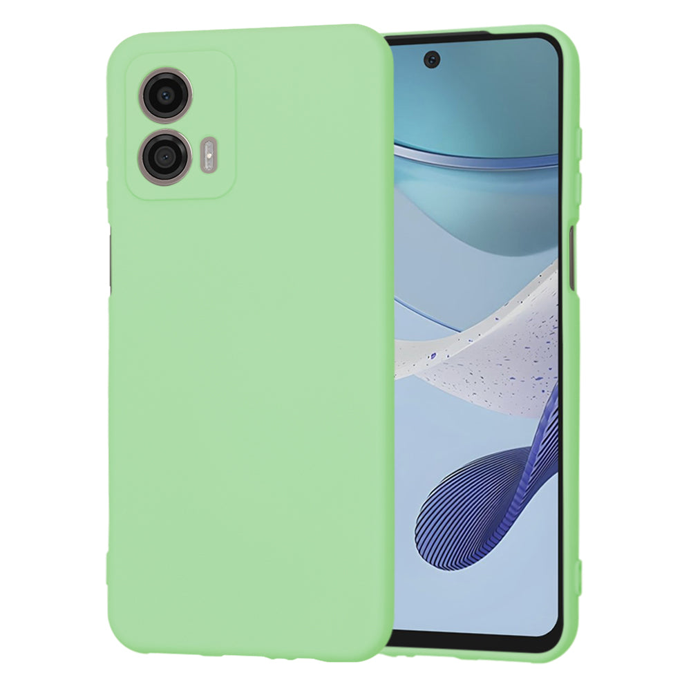 Custodia per Motorola Moto G53, Techsuit, SoftFlex, Verde Chiaro
