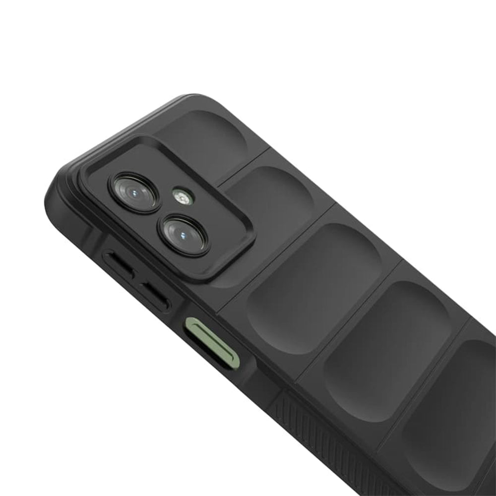 Custodia per Motorola Moto G54, Techsuit, Magic Shield, Nera
