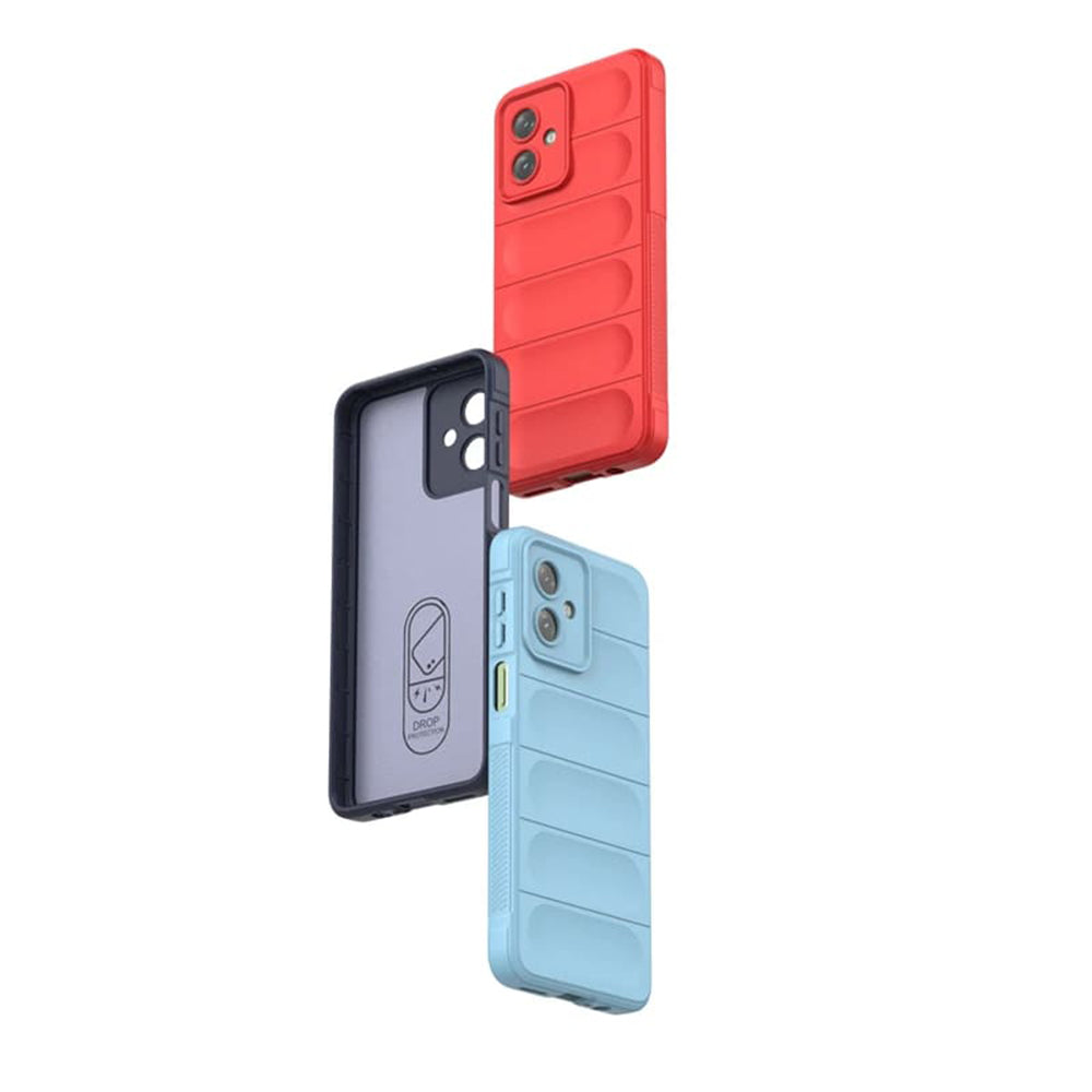 Custodia per Motorola Moto G54, Techsuit, Magic Shield, Rossa
