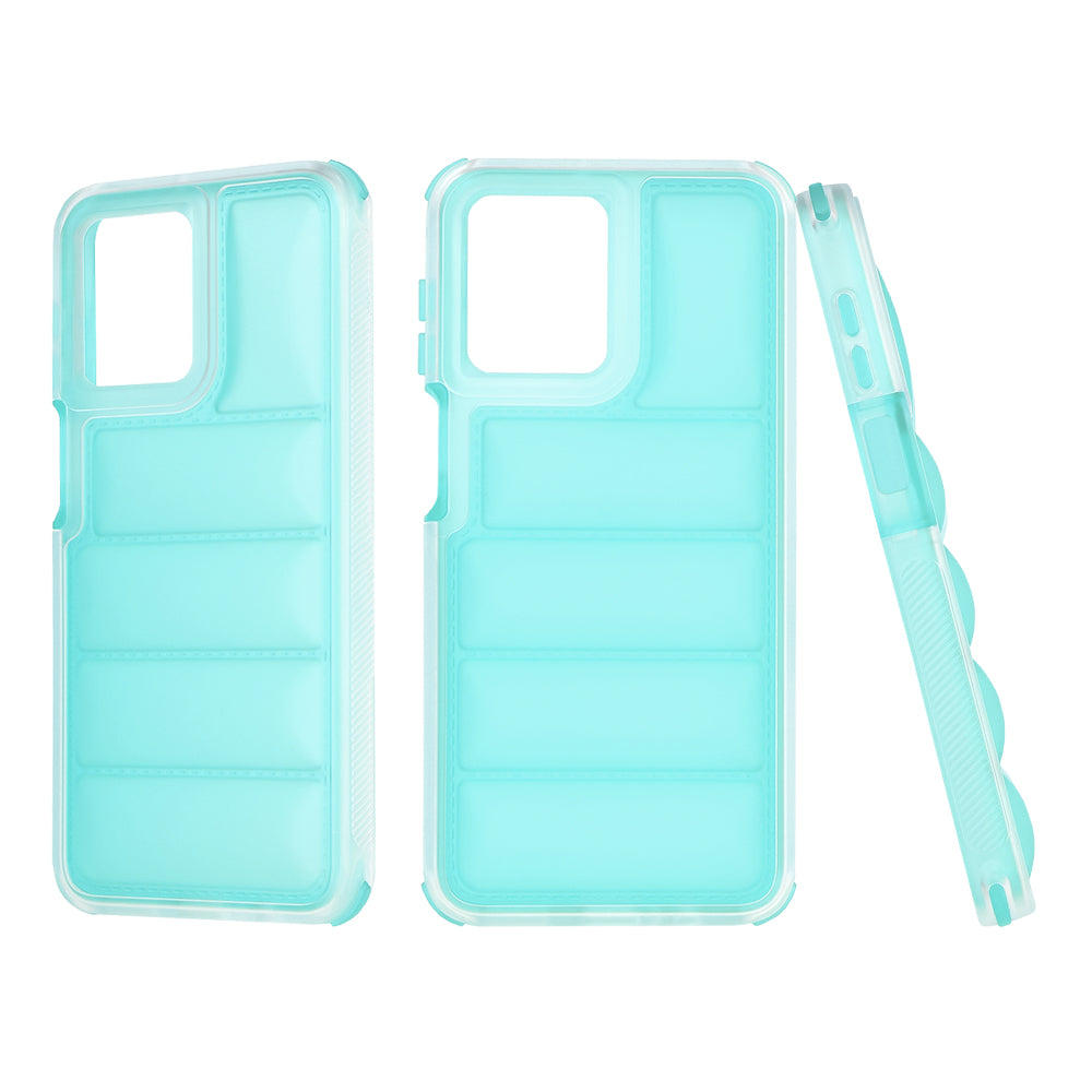 Coque pour Motorola Moto G54, Techsuit, Wave Shield, Turquoise