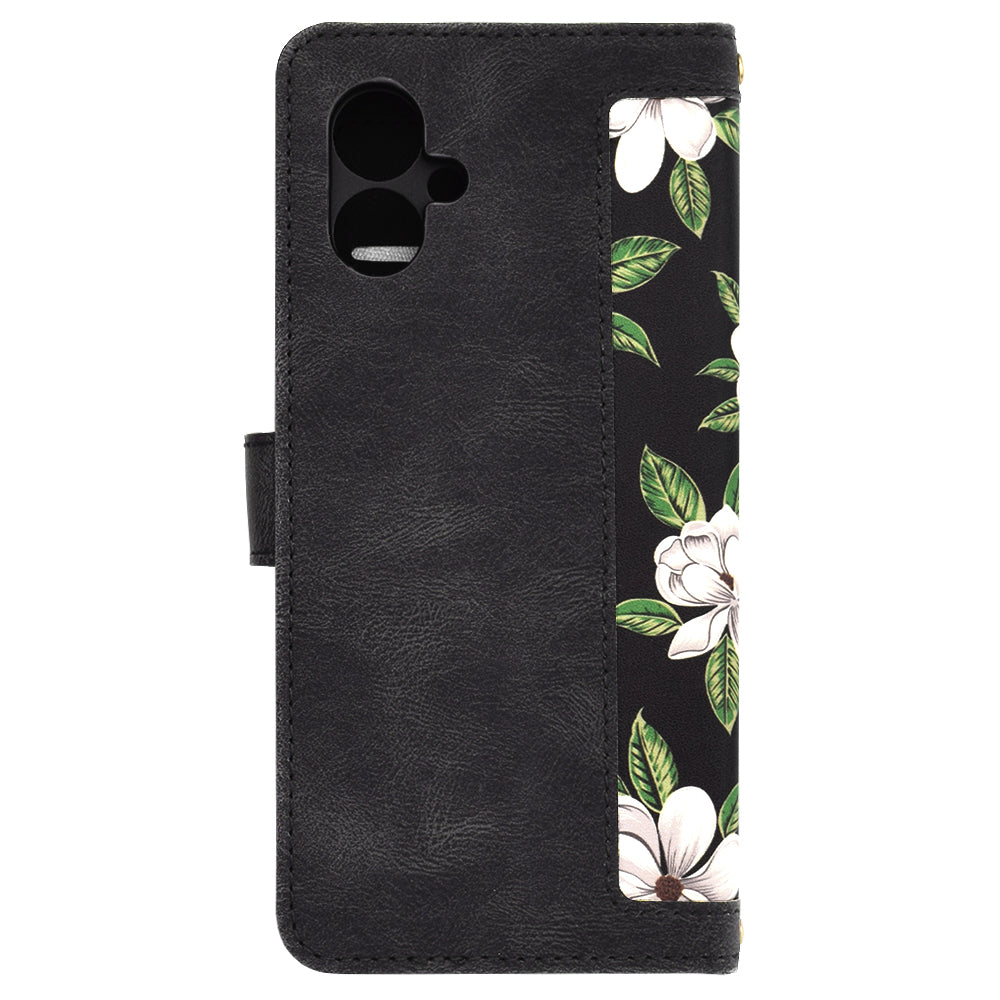 Coque pour Motorola Moto G55, Techsuit, FlipCraft, Noire