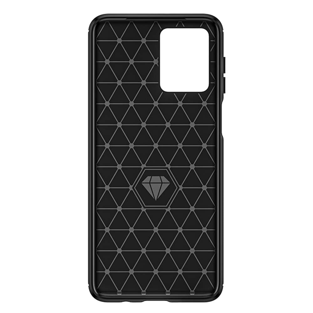 Custodia per Motorola Moto G64 / G54 Power Edition / G54, Techsuit, Carbonio, Nera