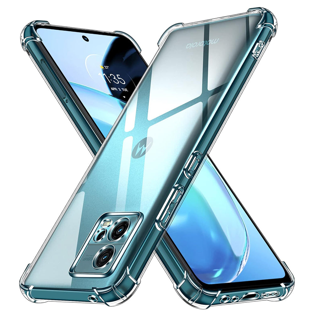 Coque pour Motorola Moto G72, Techsuit, Anti-choc Claire, Transparente