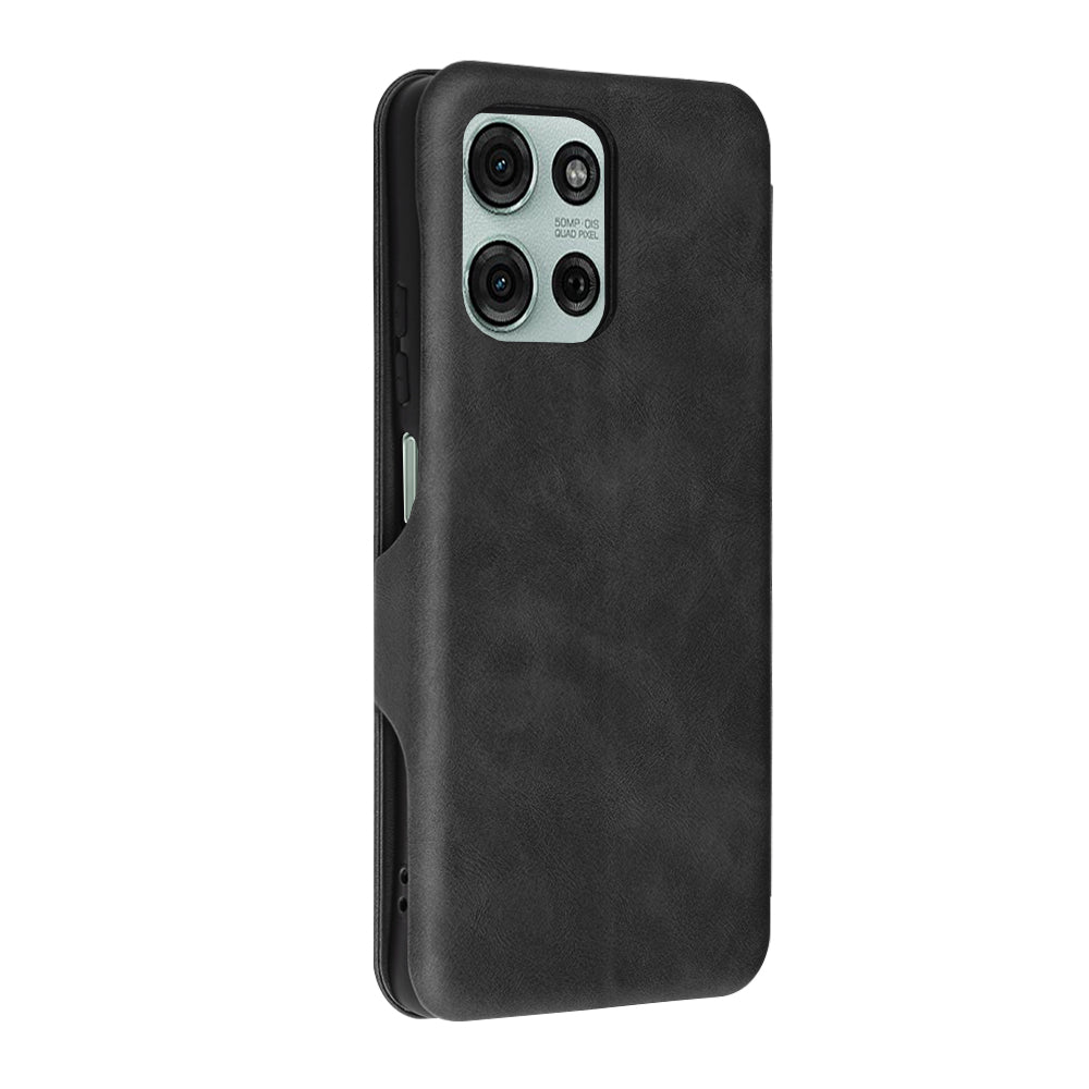 Custodia per Motorola Moto G75, Techsuit, Safe Wallet Plus, Nera