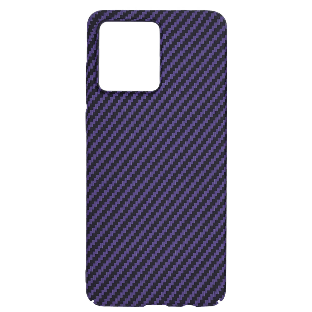 Custodia per Motorola Moto G84, Techsuit, Carbonite FiberShell, Viola
