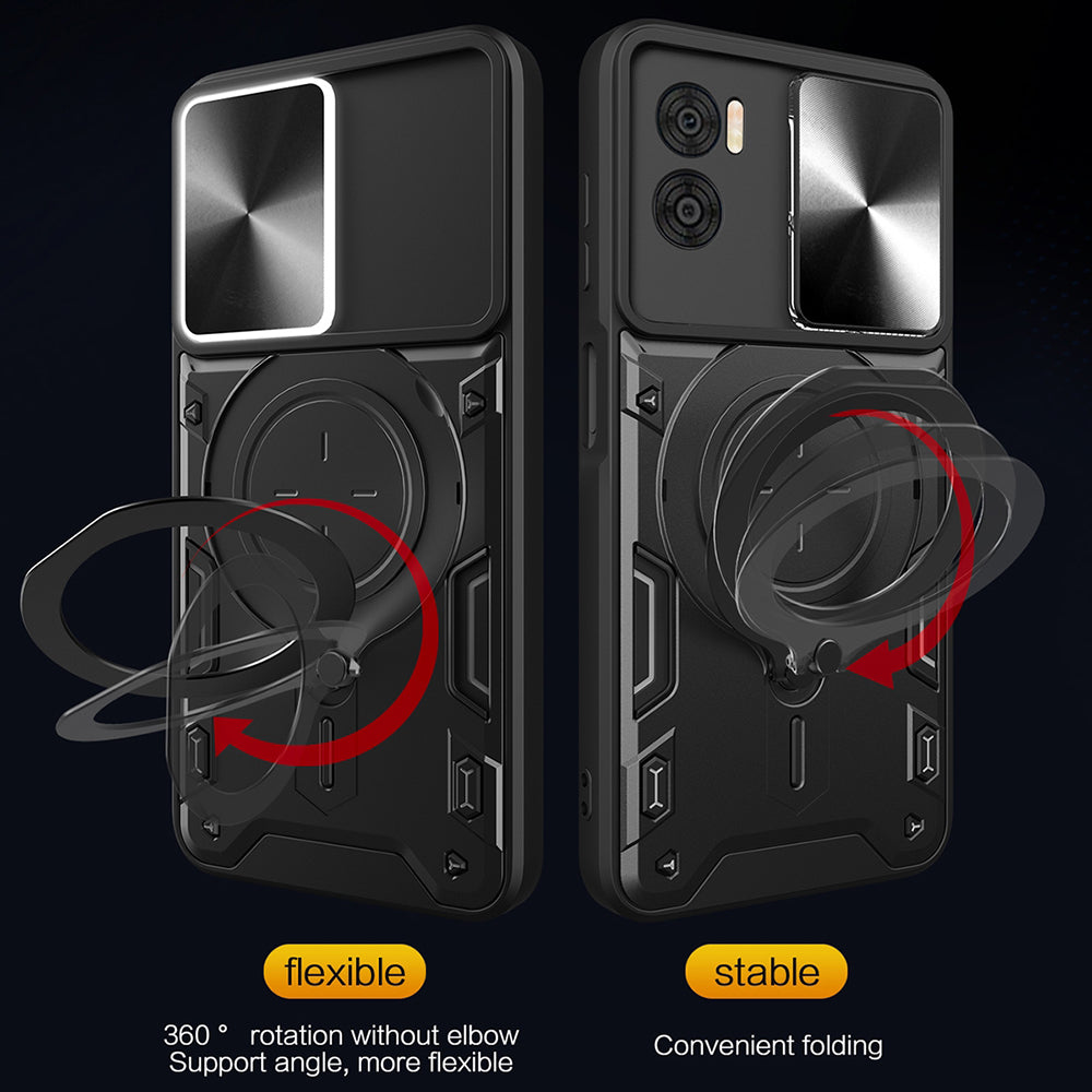 Coque pour Motorola Moto G85, Techsuit, CamGuard Pro, Noire