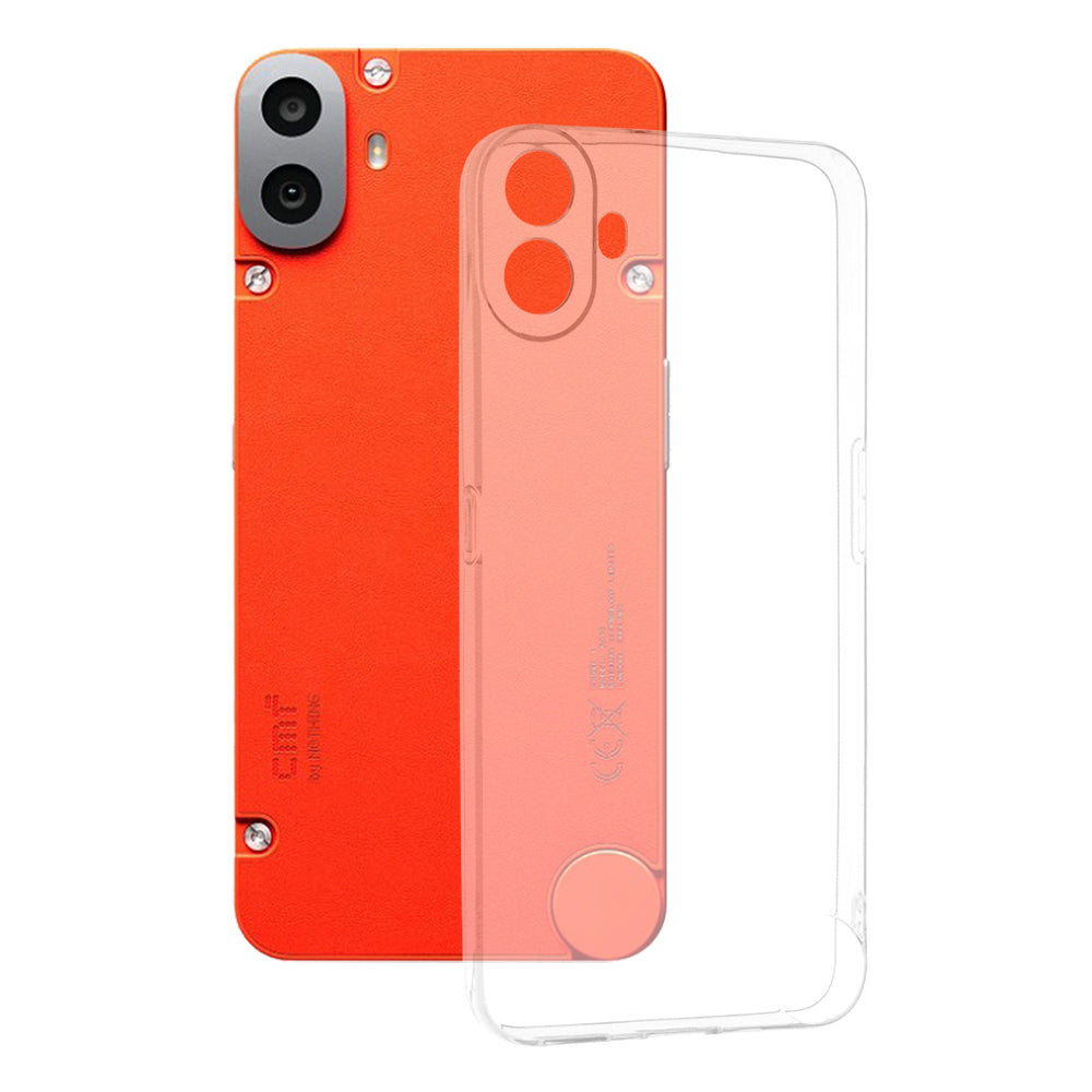 Custodia per Nothing CMF Phone 1, Techsuit, Chiara, Trasparente