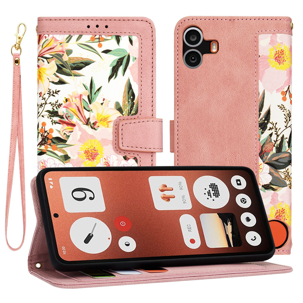 Custodia per Nothing CMF Phone 1, Techsuit, FlipCraft, Rosa