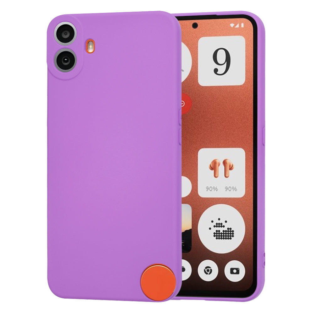 Custodia per Nothing CMF Phone 1, Techsuit, SoftFlex, Viola