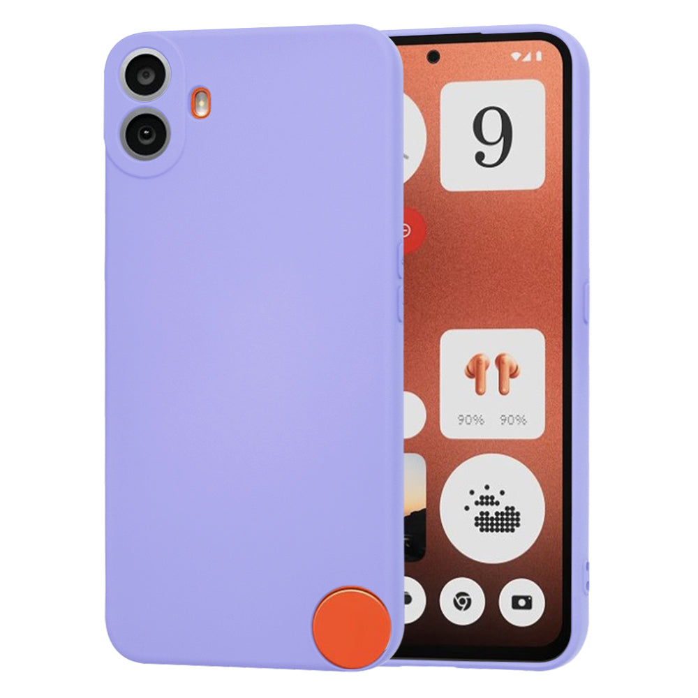 Custodia per Nothing CMF Phone 1, Techsuit, SoftFlex, Viola Chiaro