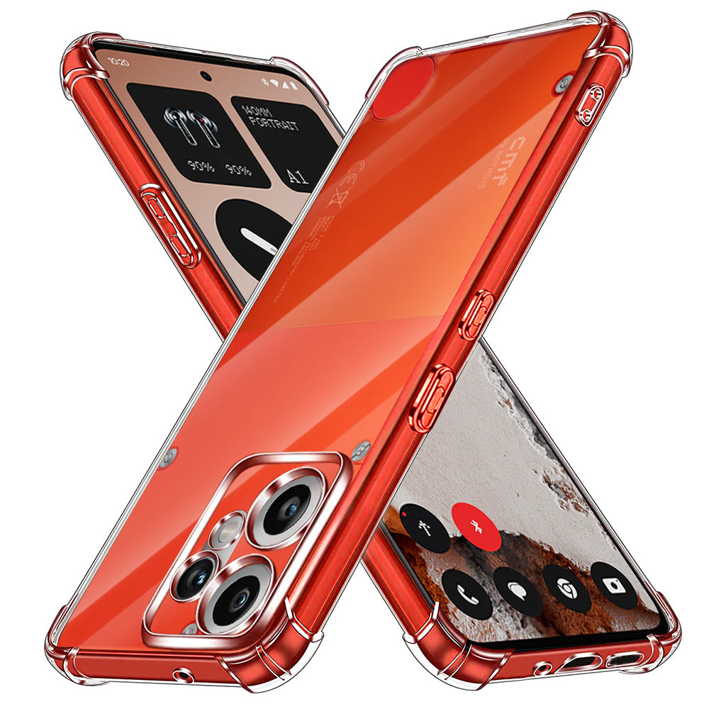 Coque pour Nothing CMF Phone 2 Pro, Techsuit, Antichoc Claire, Transparente