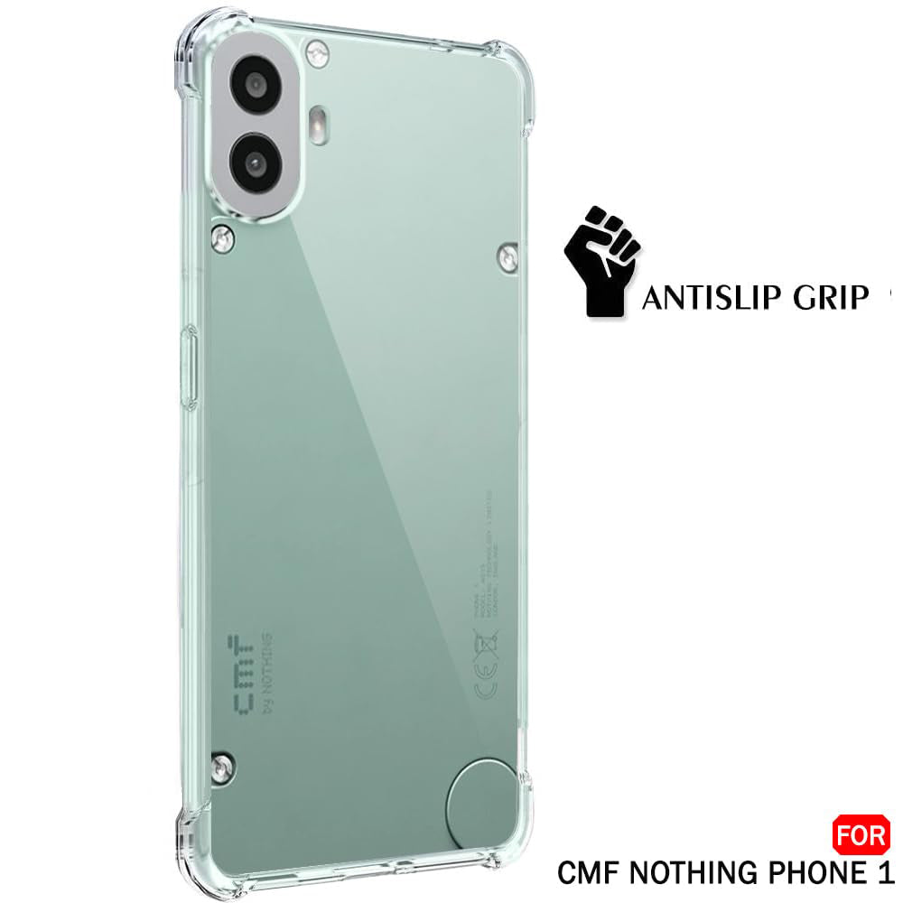 Coque pour Nothing CMF Phone 2 Pro, Techsuit, Antichoc Claire, Transparente