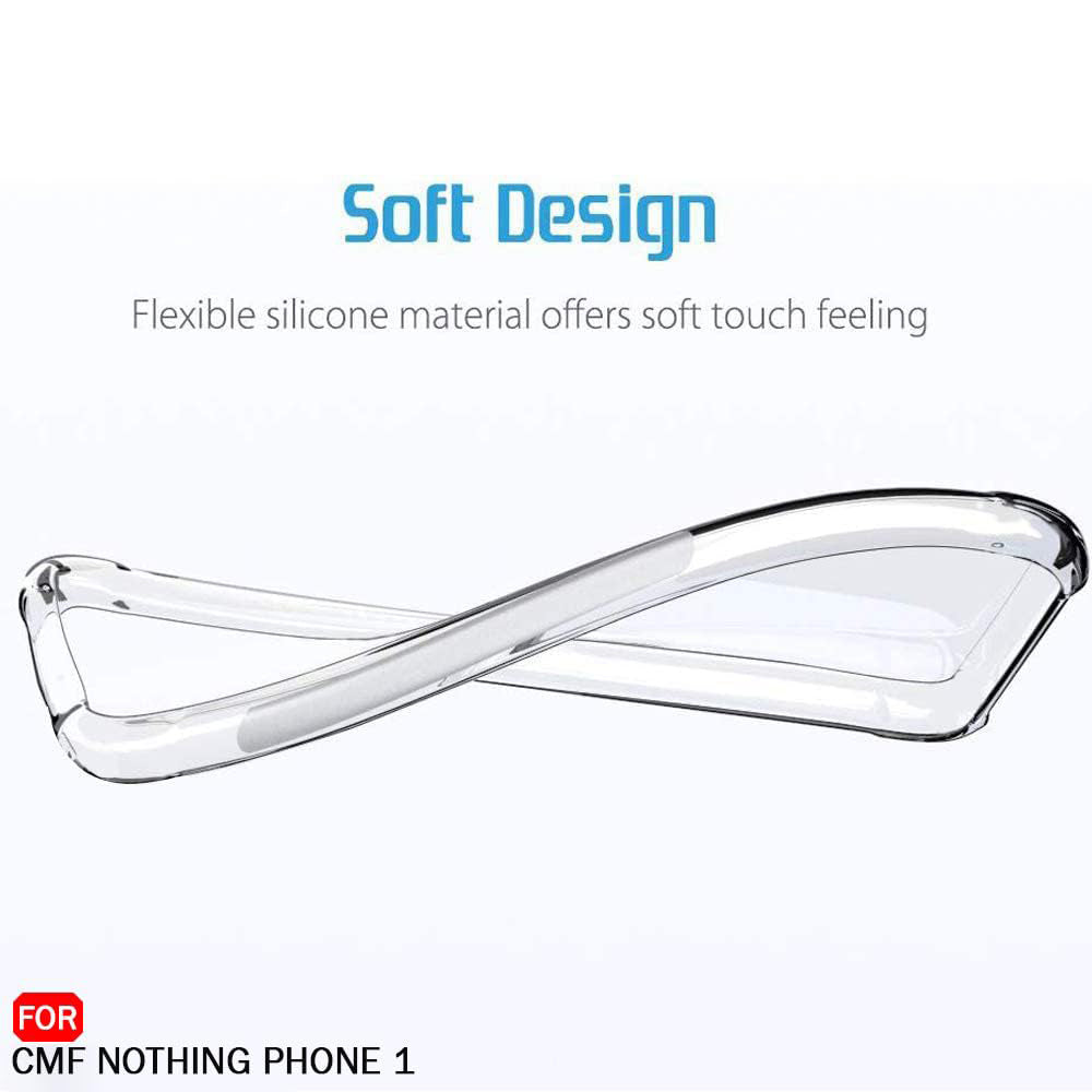 Coque pour Nothing CMF Phone 2 Pro, Techsuit, Antichoc Claire, Transparente