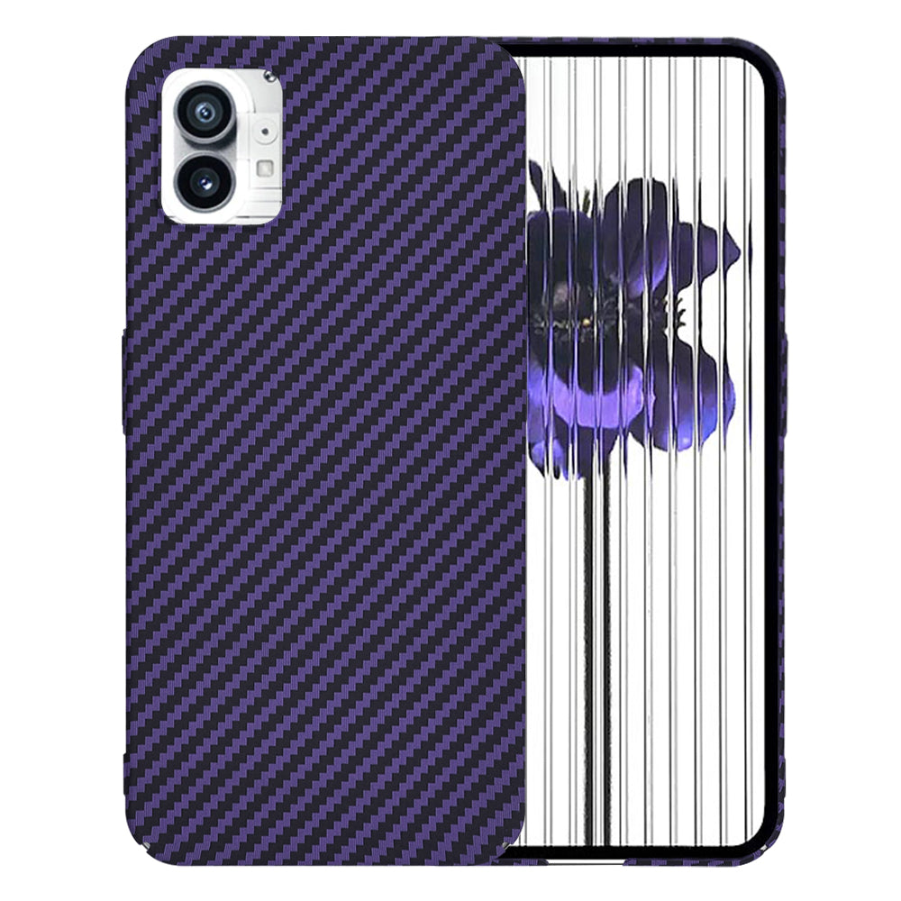Custodia per Nothing Phone (1), Techsuit, Carbonite FiberShell, Viola