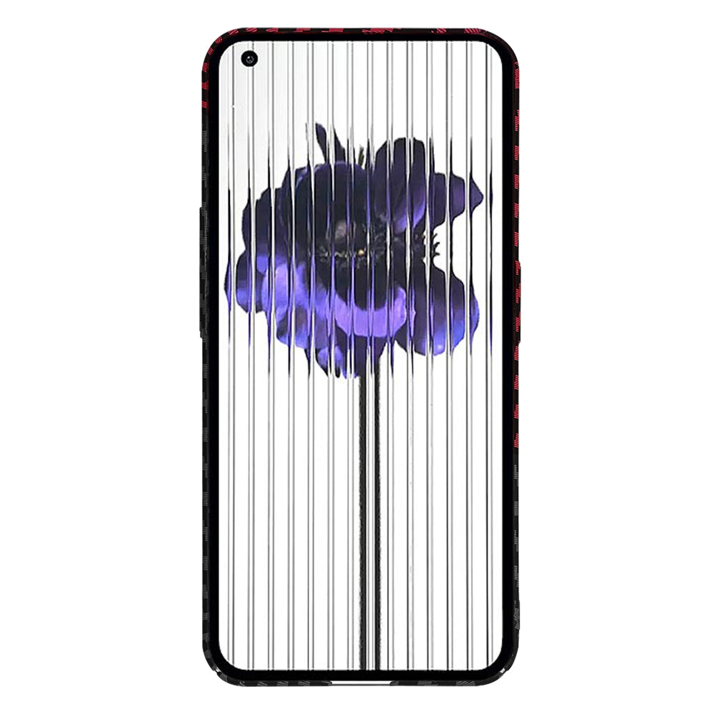 Coque pour Nothing Phone (1), Techsuit, Carbonite FiberShell, Noire Rouge