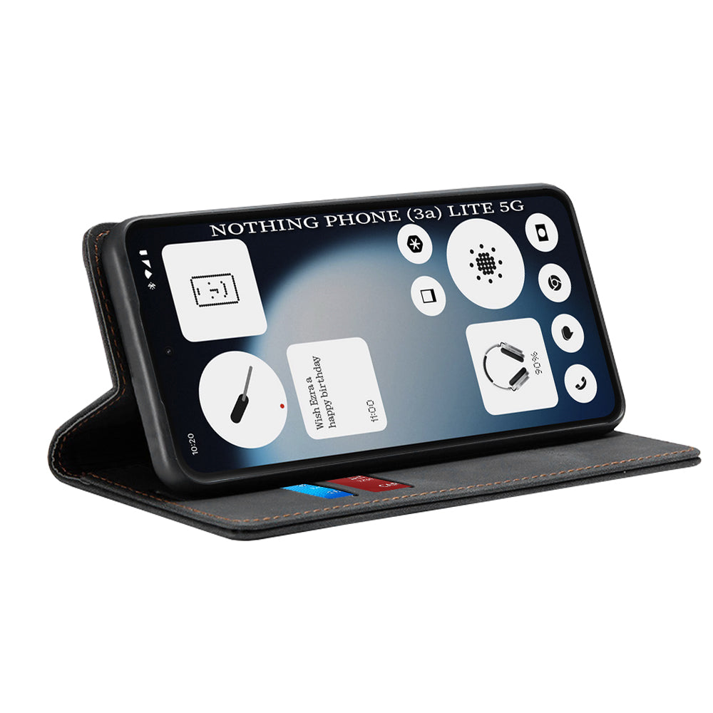 Étui pour Nothing Phone (3a) Lite, Techsuit, Confy, Noir