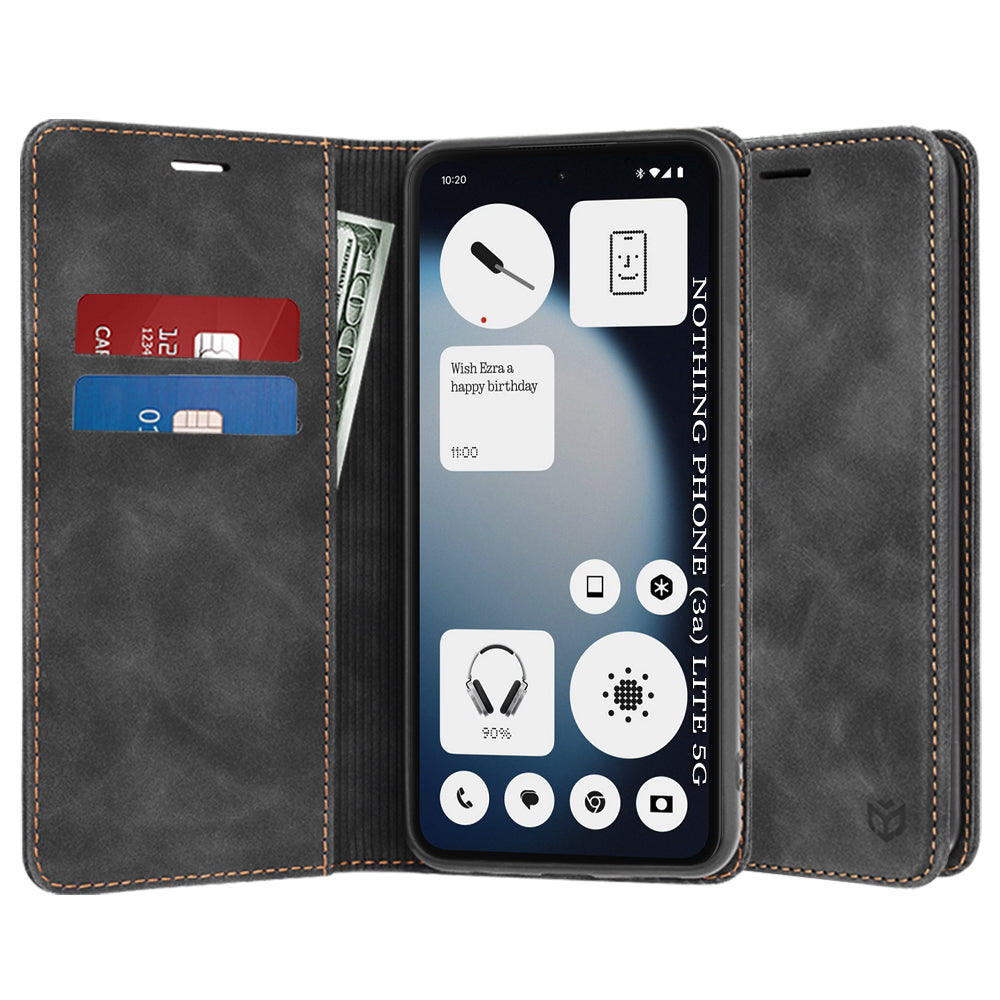 Étui pour Nothing Phone (3a) Lite, Techsuit, Confy, Noir