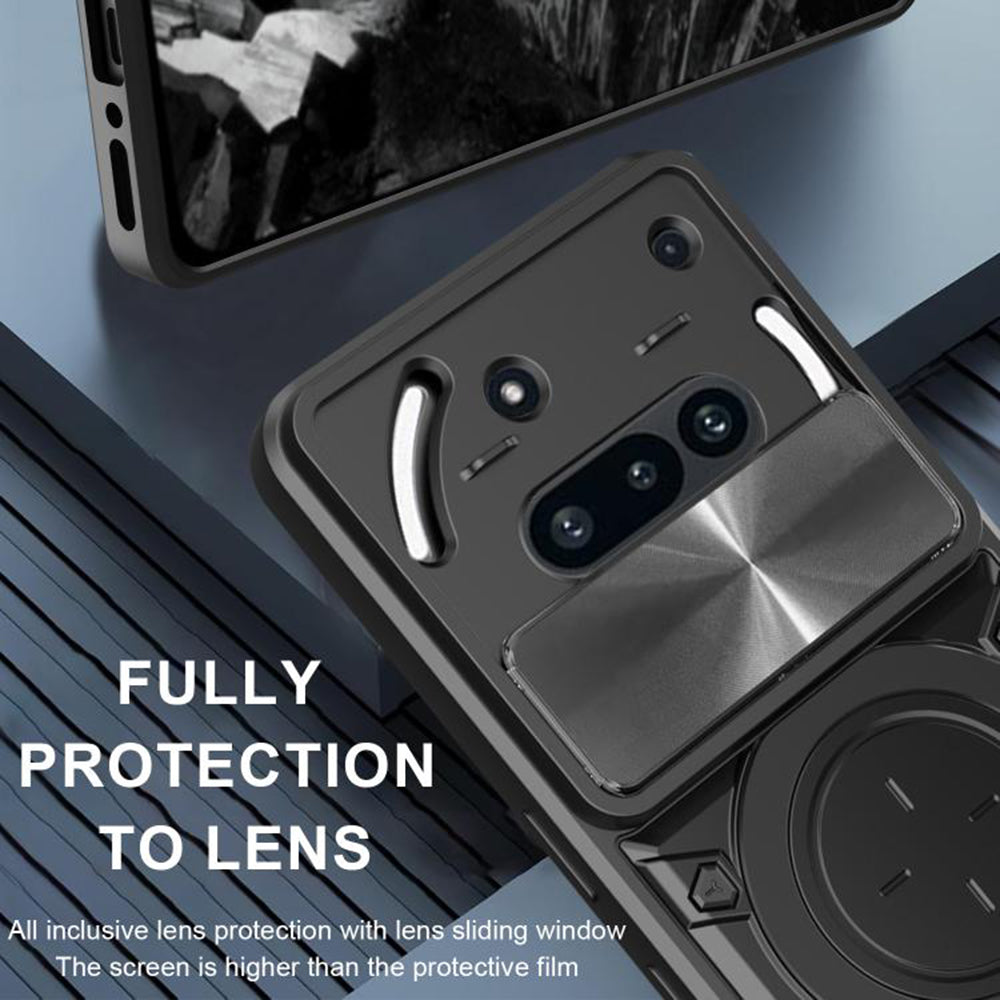 Custodia per Nothing Phone (3a), Techsuit, CamGuard Pro, Rosa Dorato