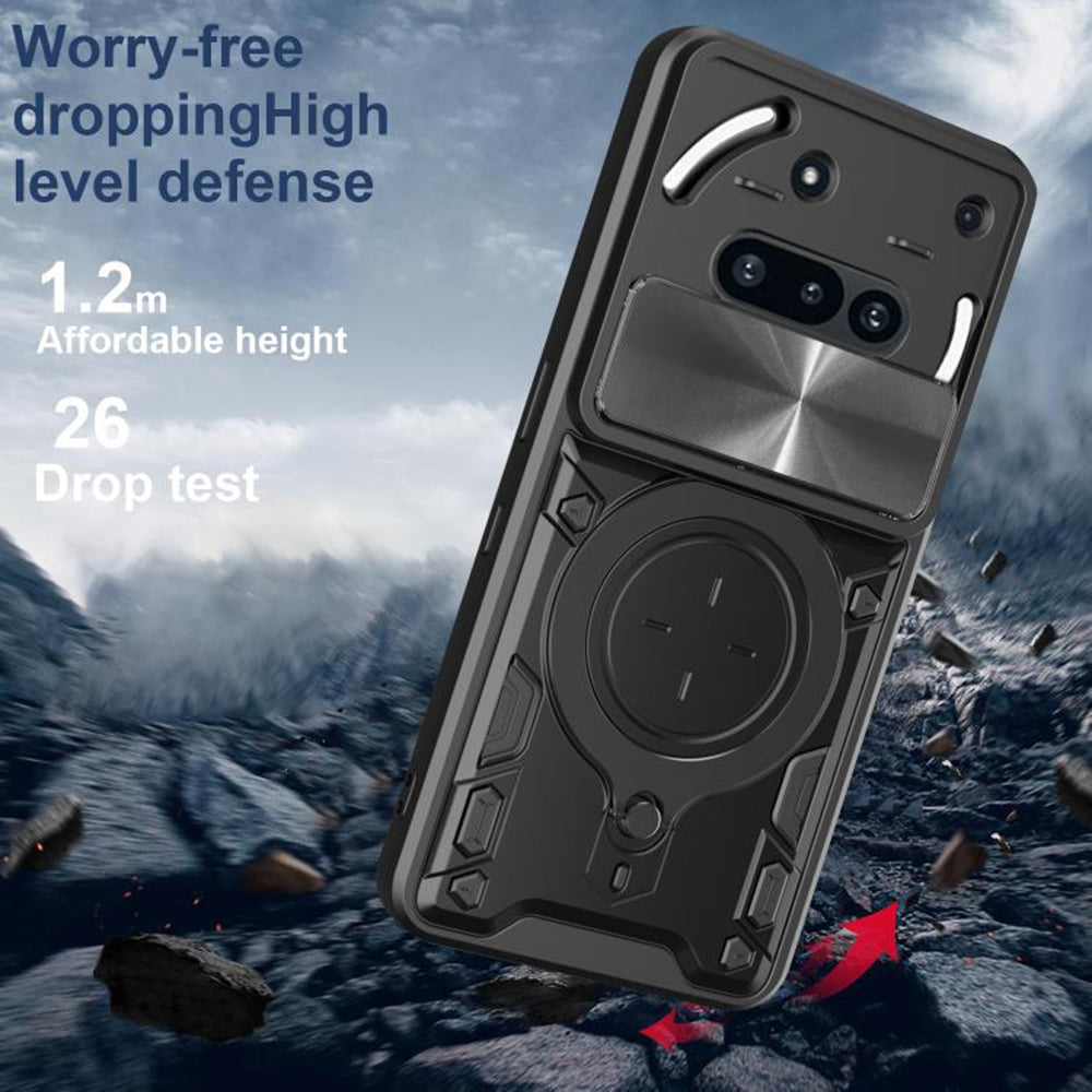 Custodia per Nothing Phone (3a), Techsuit, CamGuard Pro, Rosa Dorato