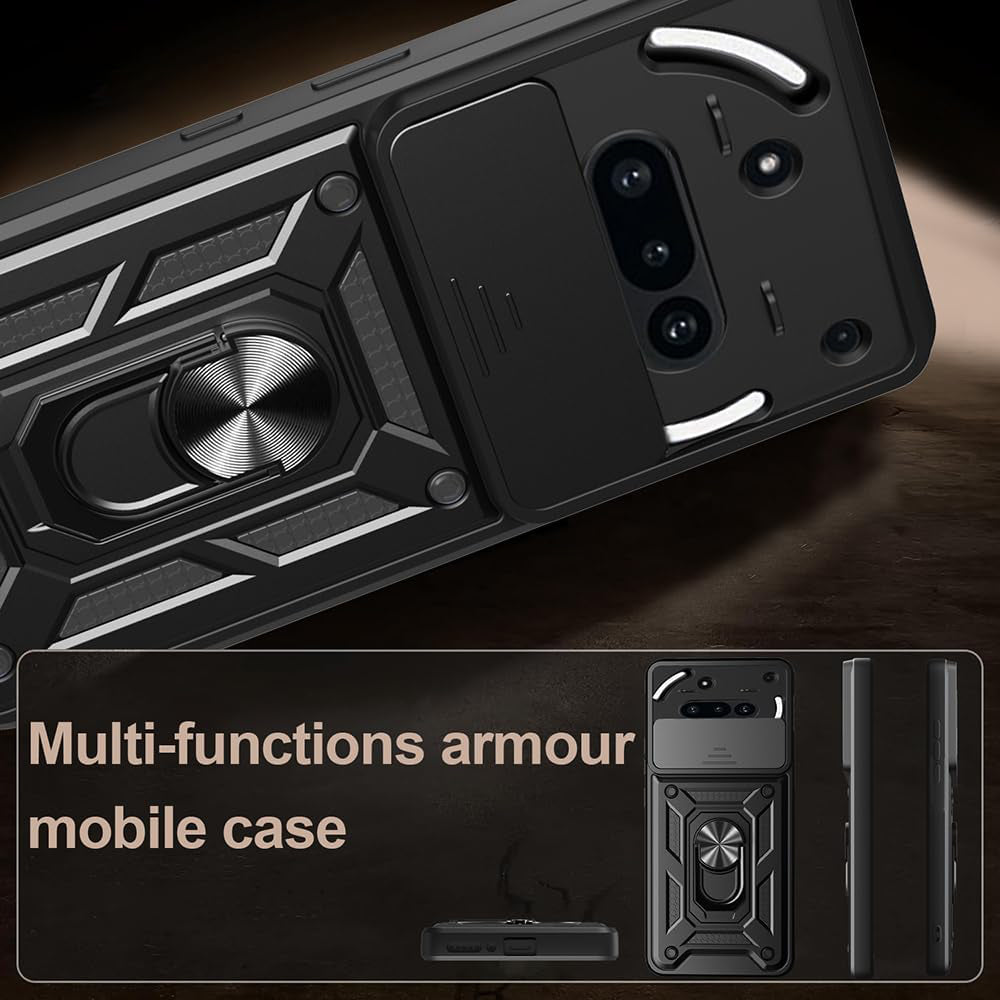 Custodia per Nothing Phone (3a), Techsuit, CamShield, Rosa