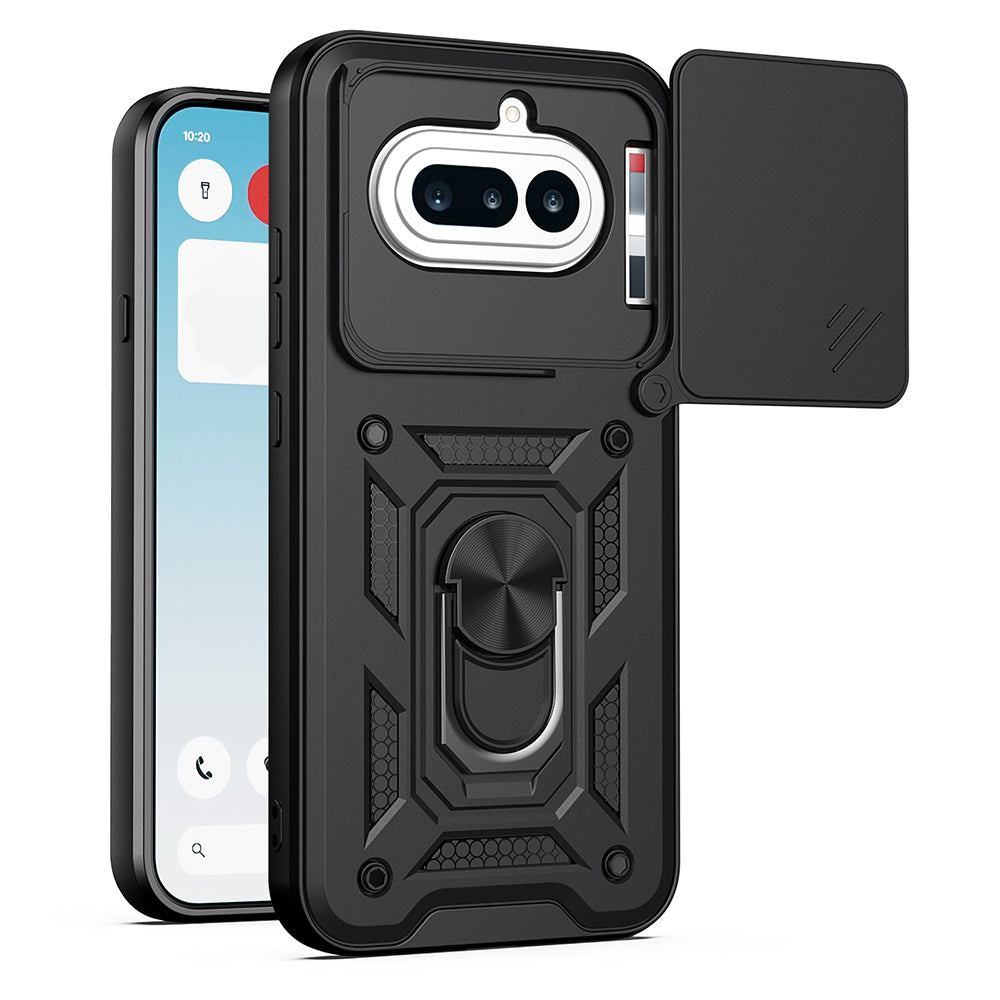 Custodia per Nothing Phone (4a), Techsuit, CamShield, Nera