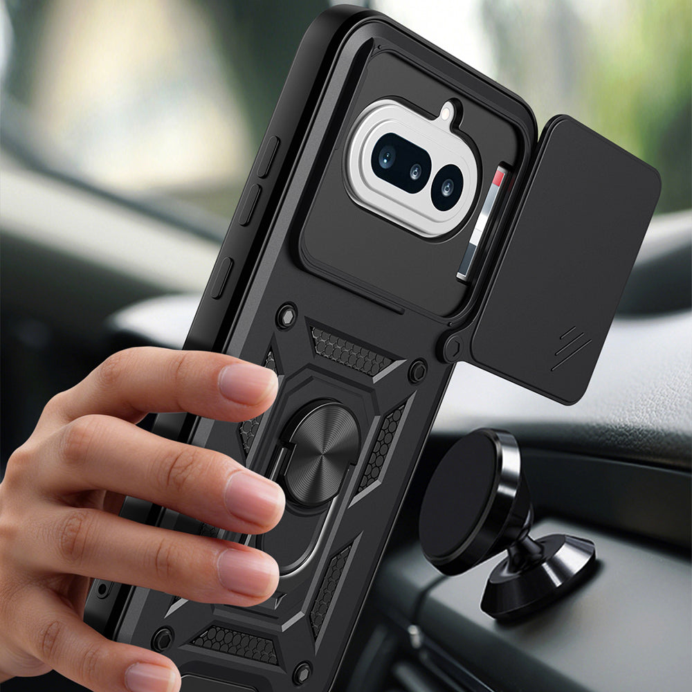 Custodia per Nothing Phone (4a), Techsuit, CamShield, Nera