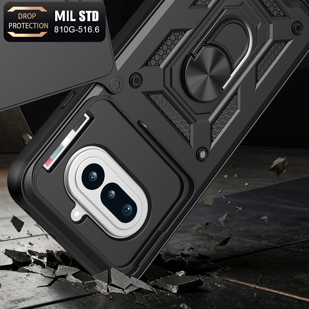 Custodia per Nothing Phone (4a), Techsuit, CamShield, Nera