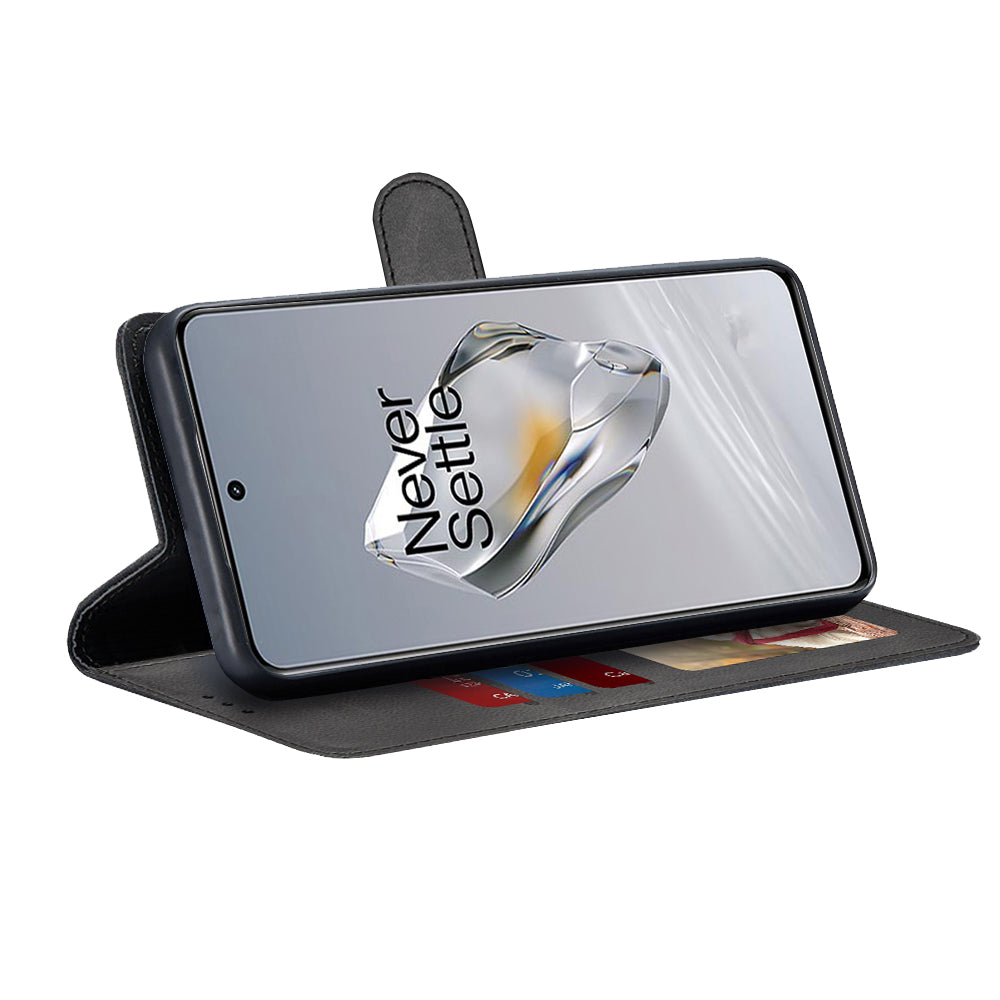 Custodia per OnePlus 12, Techsuit, Diary Book, Nera
