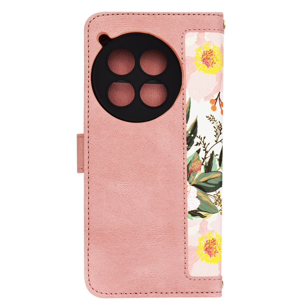 Custodia per OnePlus 12, Techsuit, FlipCraft, Rosa