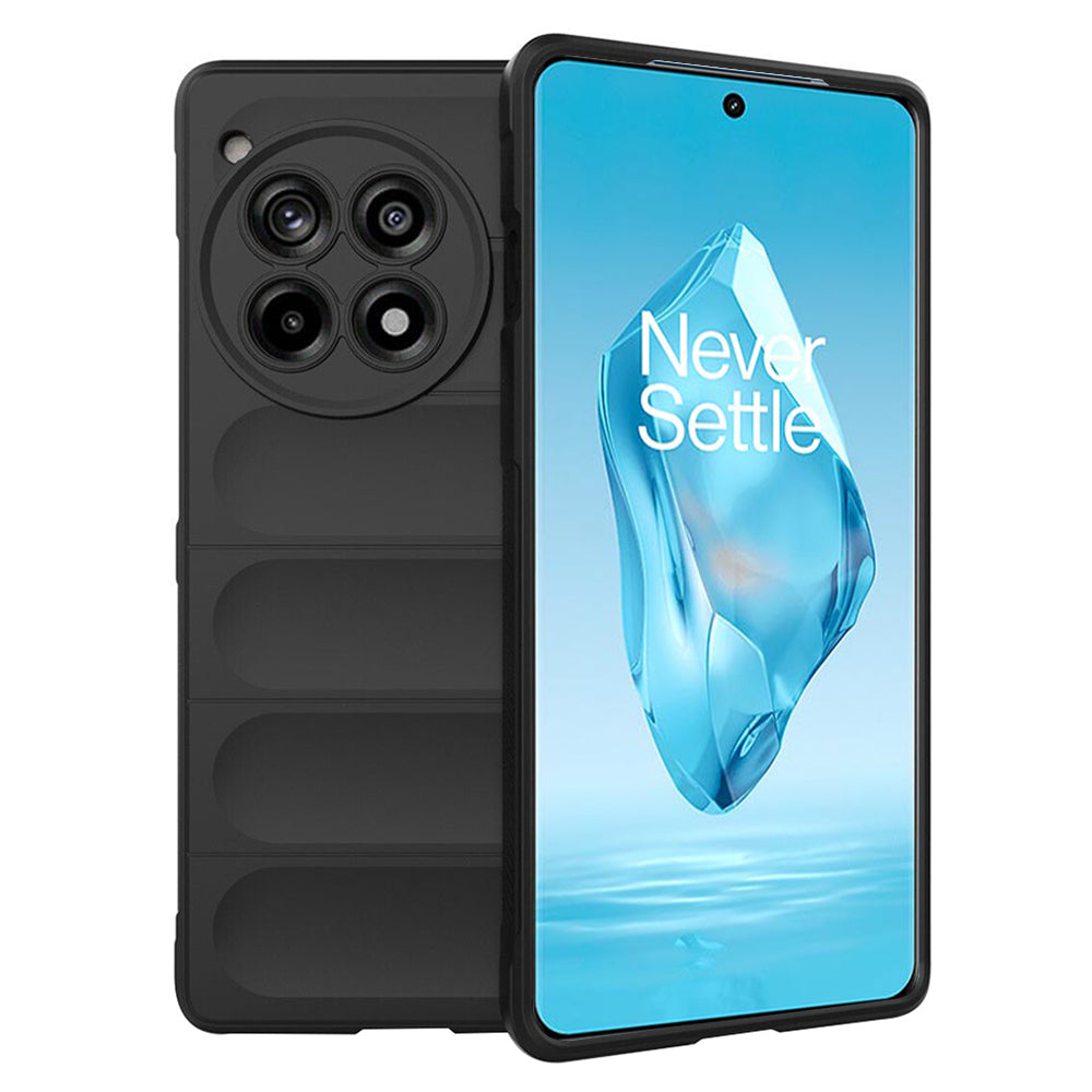 Custodia per OnePlus 12R, Techsuit, Magic Shield, Nera