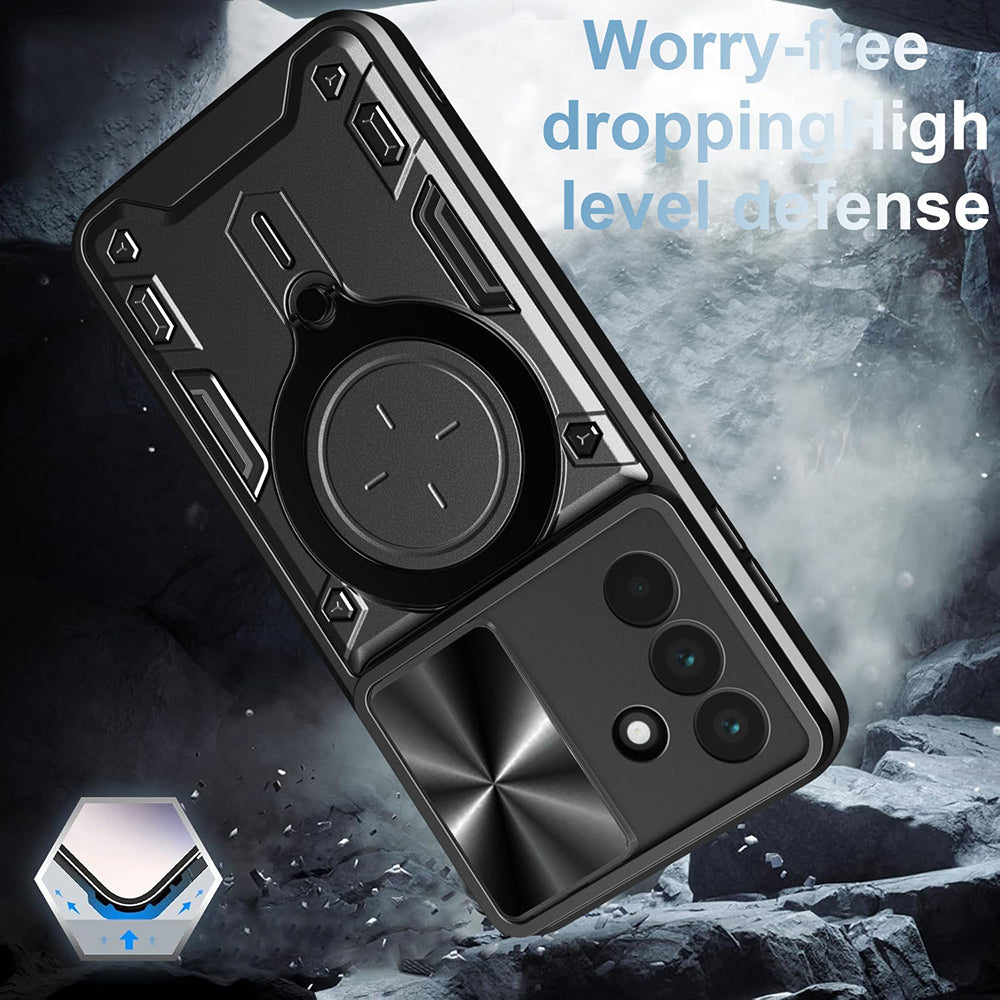 Coque pour OnePlus 13R, Techsuit, CamGuard Pro, Bleue