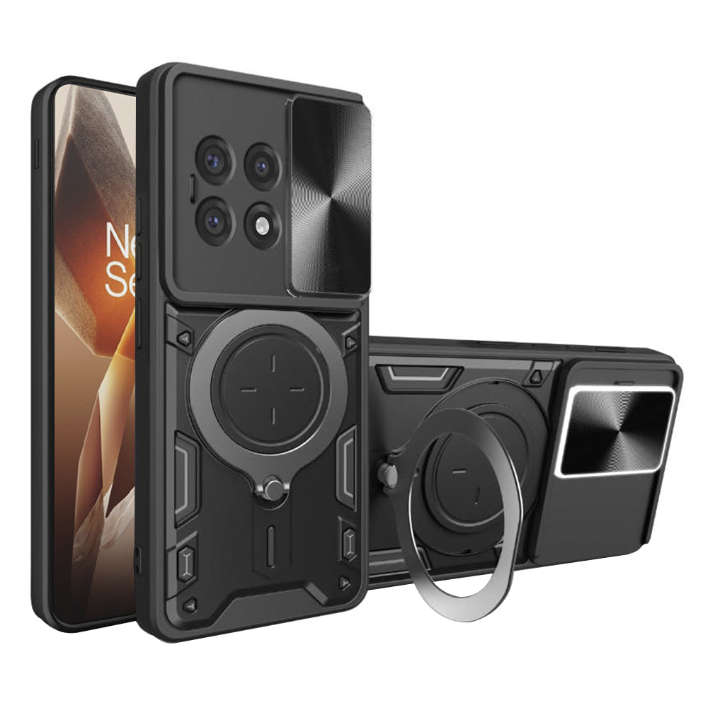 Custodia per OnePlus 13R, Techsuit, CamGuard Pro, Nera