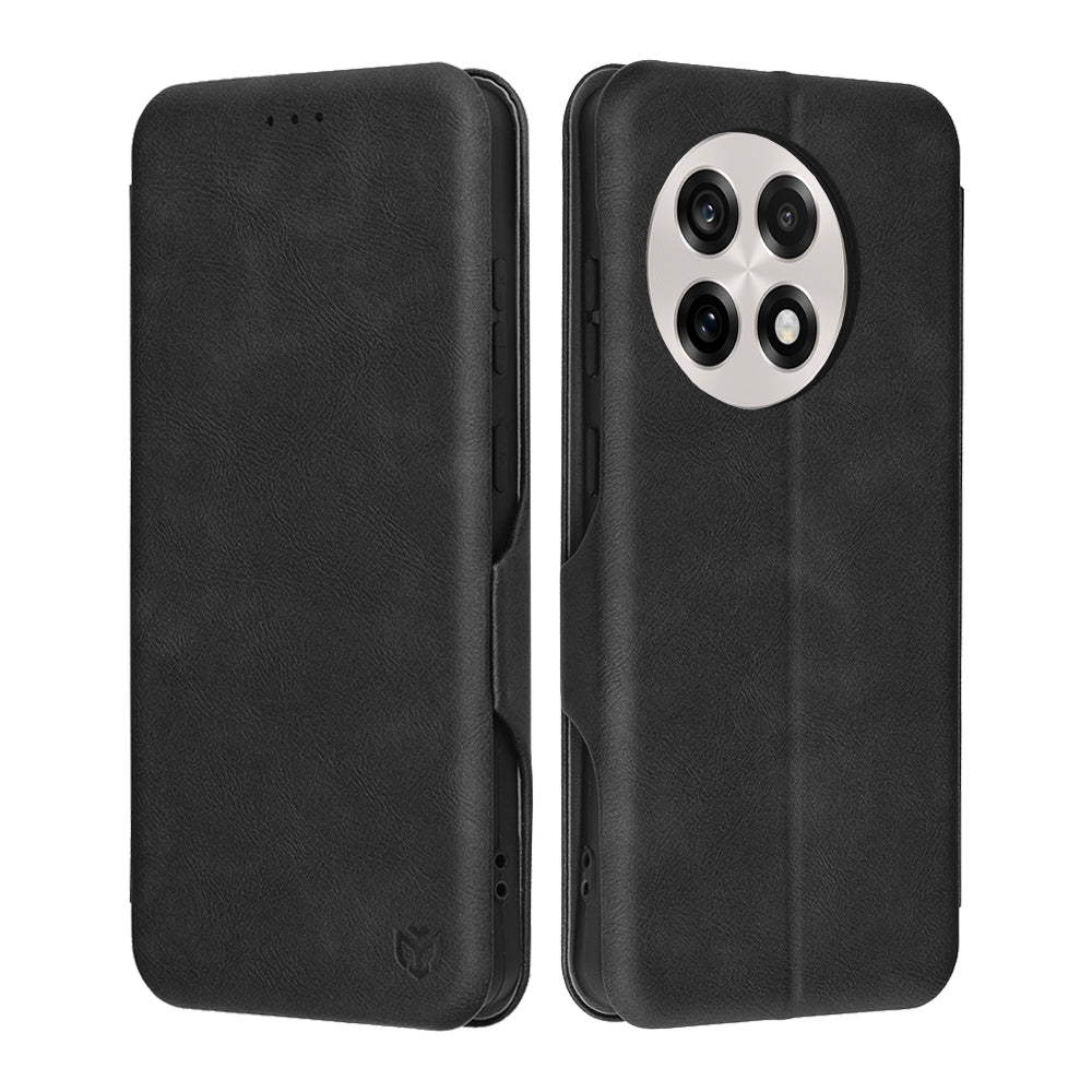 Custodia per OnePlus 13R, Techsuit, Safe Wallet Plus, Nera
