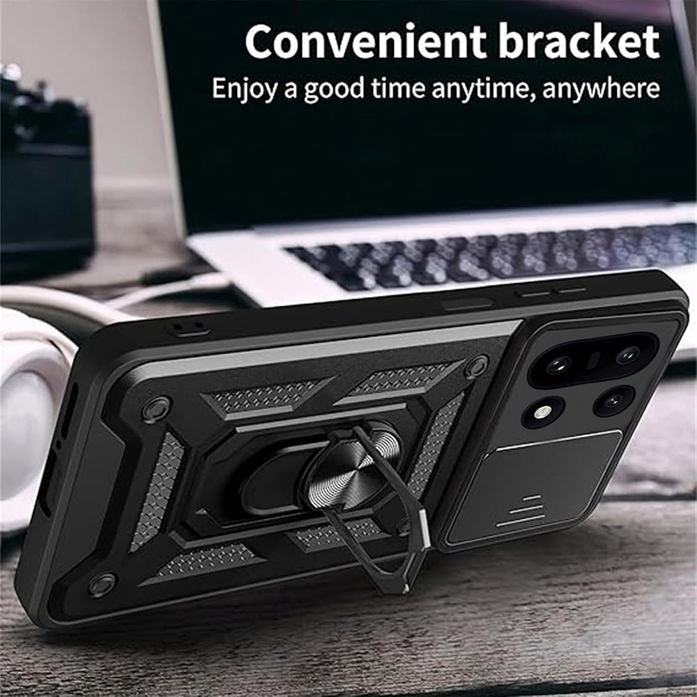 Hülle für OnePlus 15, Techsuit, CamShield, Schwarz