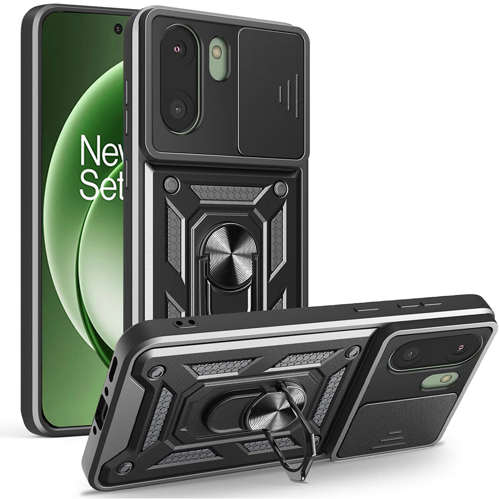 Custodia per OnePlus 15R, Techsuit, CamShield, Nera
