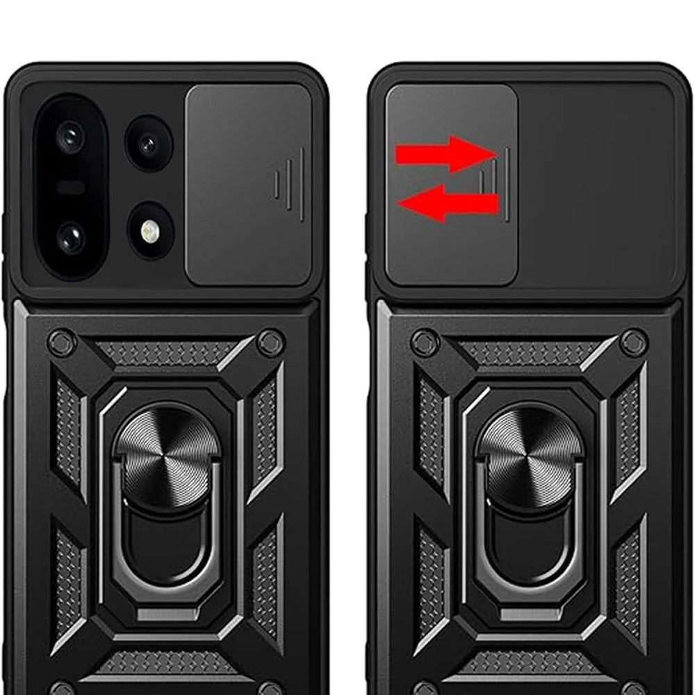 Custodia per OnePlus 15R, Techsuit, CamShield, Nera