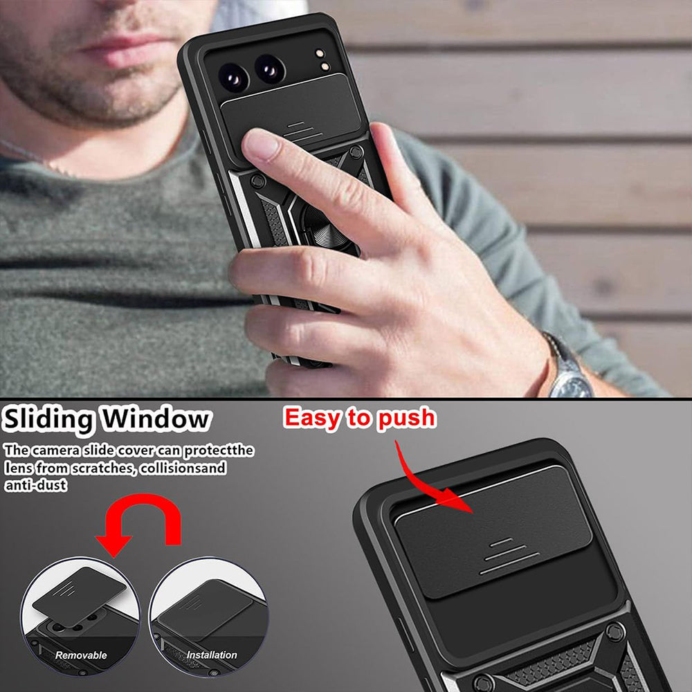 Custodia per OnePlus Nord 4, Techsuit, CamShield, Blu