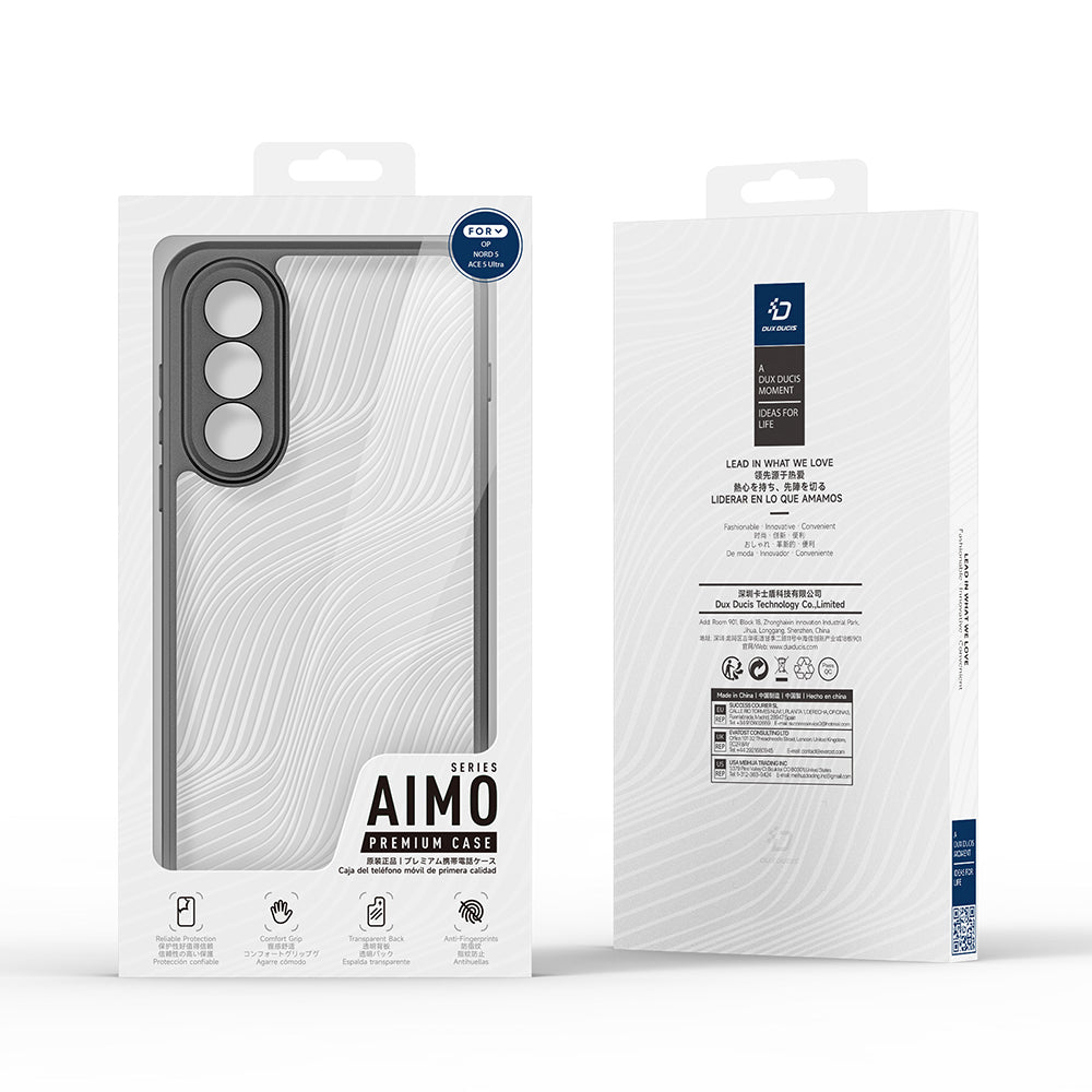Custodia per OnePlus Nord 5, DUX DUCIS, Aimo, Nera