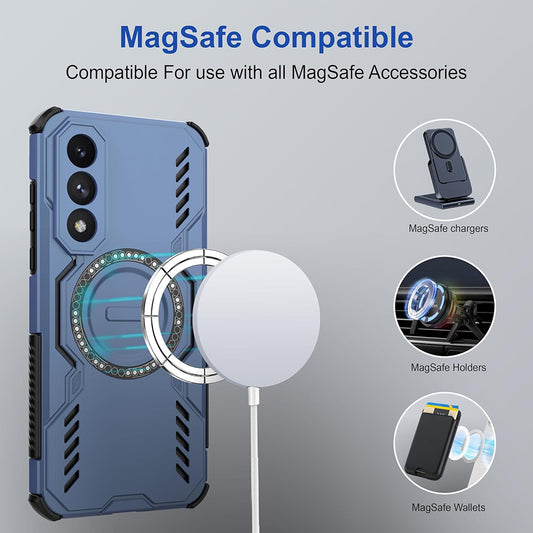 Coque MagSafe pour OnePlus Nord 5, Techsuit, ArmorMag, Noire