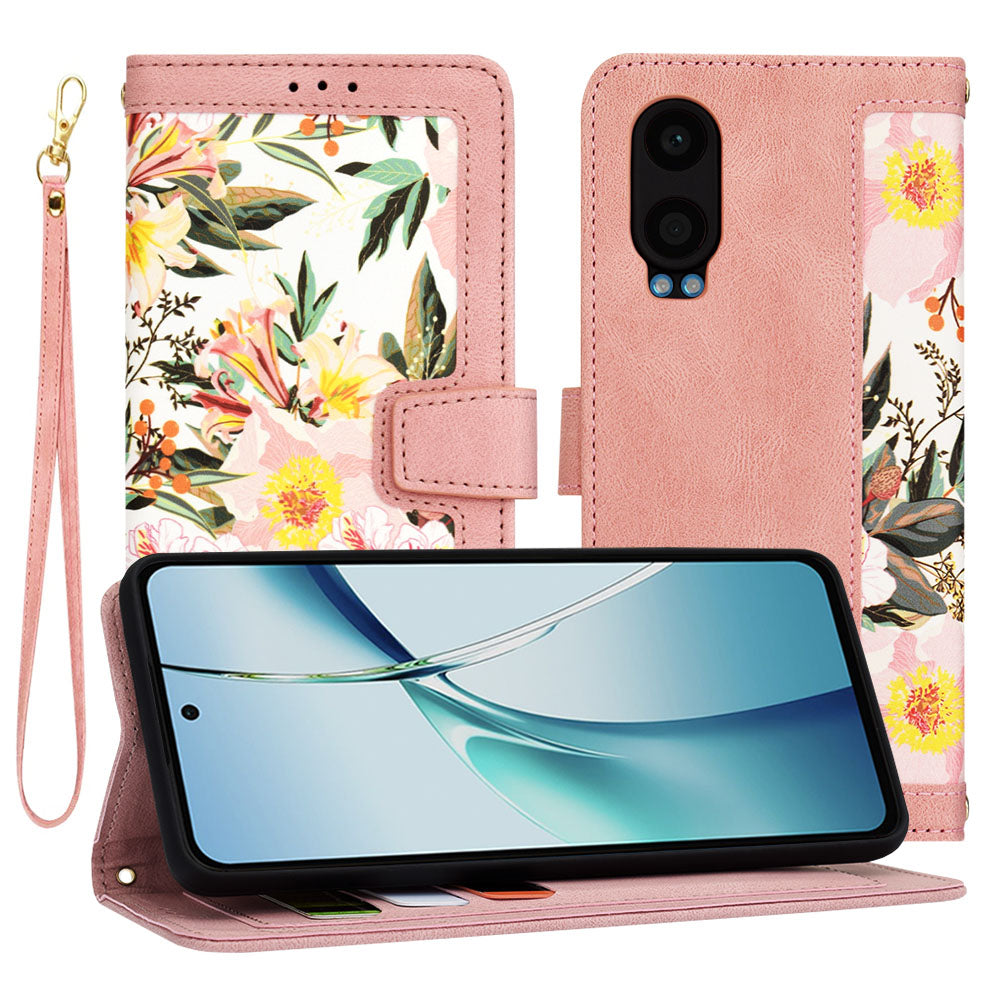 Coque pour OnePlus Nord CE4 Lite, Techsuit, FlipCraft, Rose