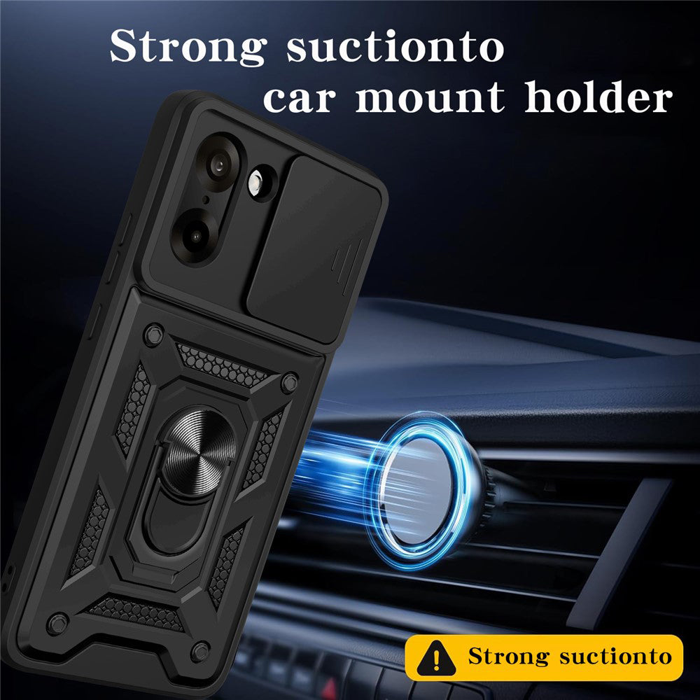 Custodia per OnePlus Nord CE5, Techsuit, CamShield, Nera